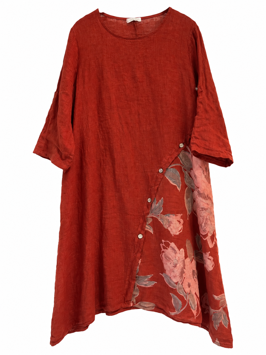 Vestido Midi terracota