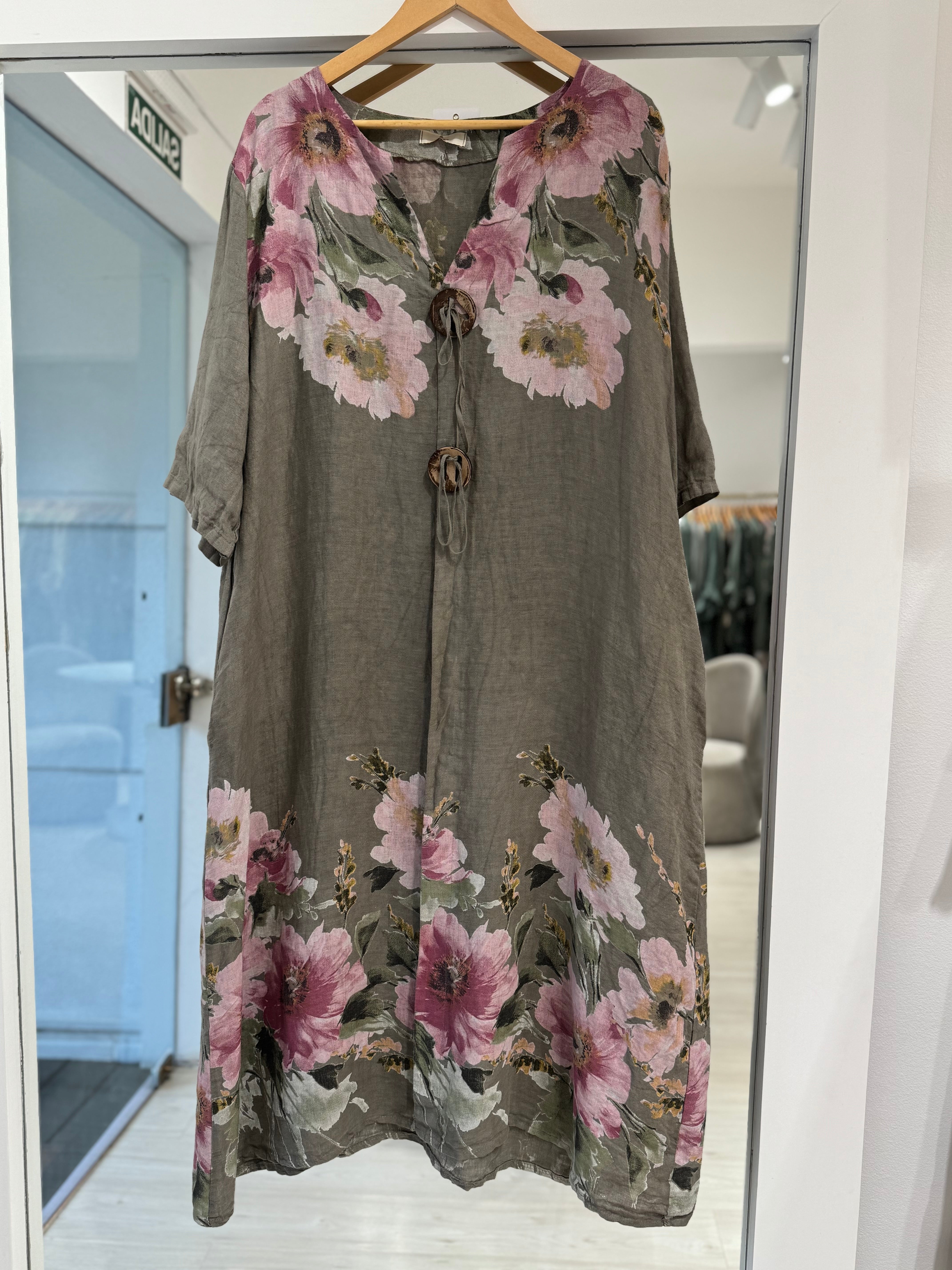 Vestido Positano visón