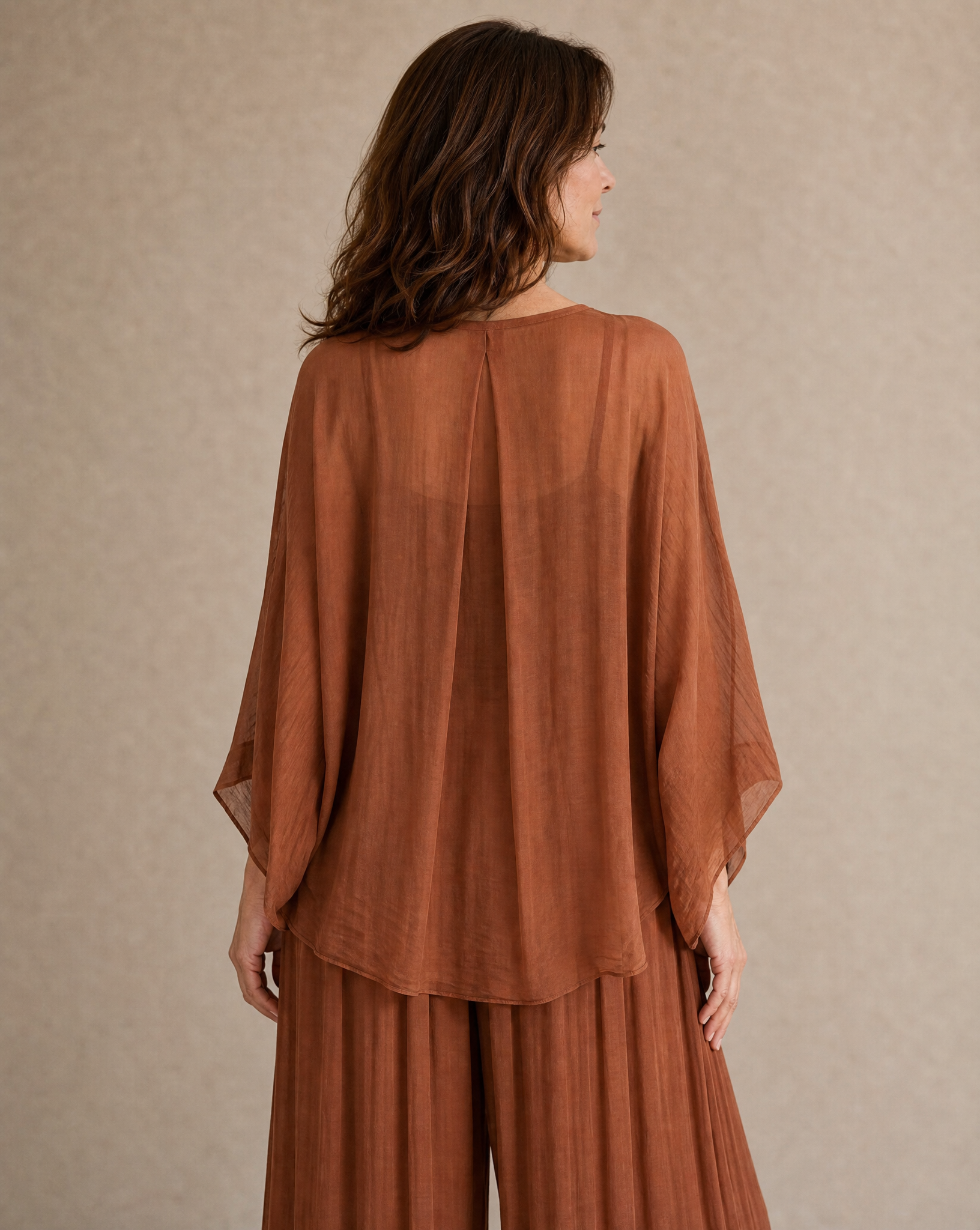 Camisa Cerdeña Terracota