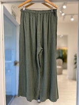 pantalon Java verde seco