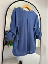 Blusa Esmeralda Azul Jeans