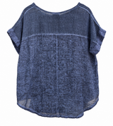 Blusa Cleo Azul Marino