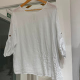 Blusa Zara Blanca