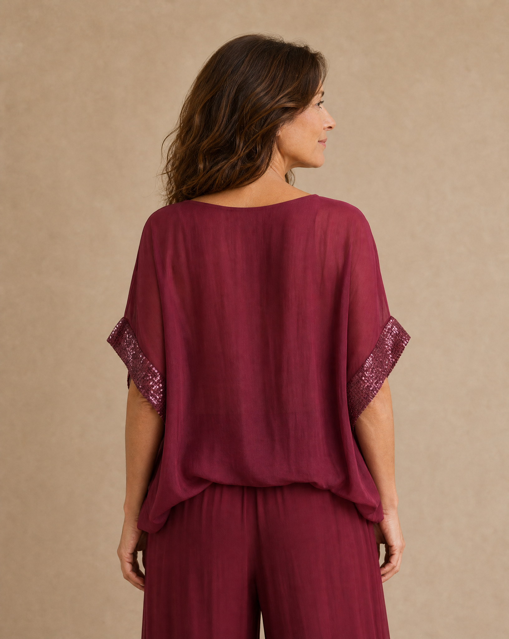 Blusa Varenna Bordo