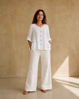 Blusa Marfil Blanca