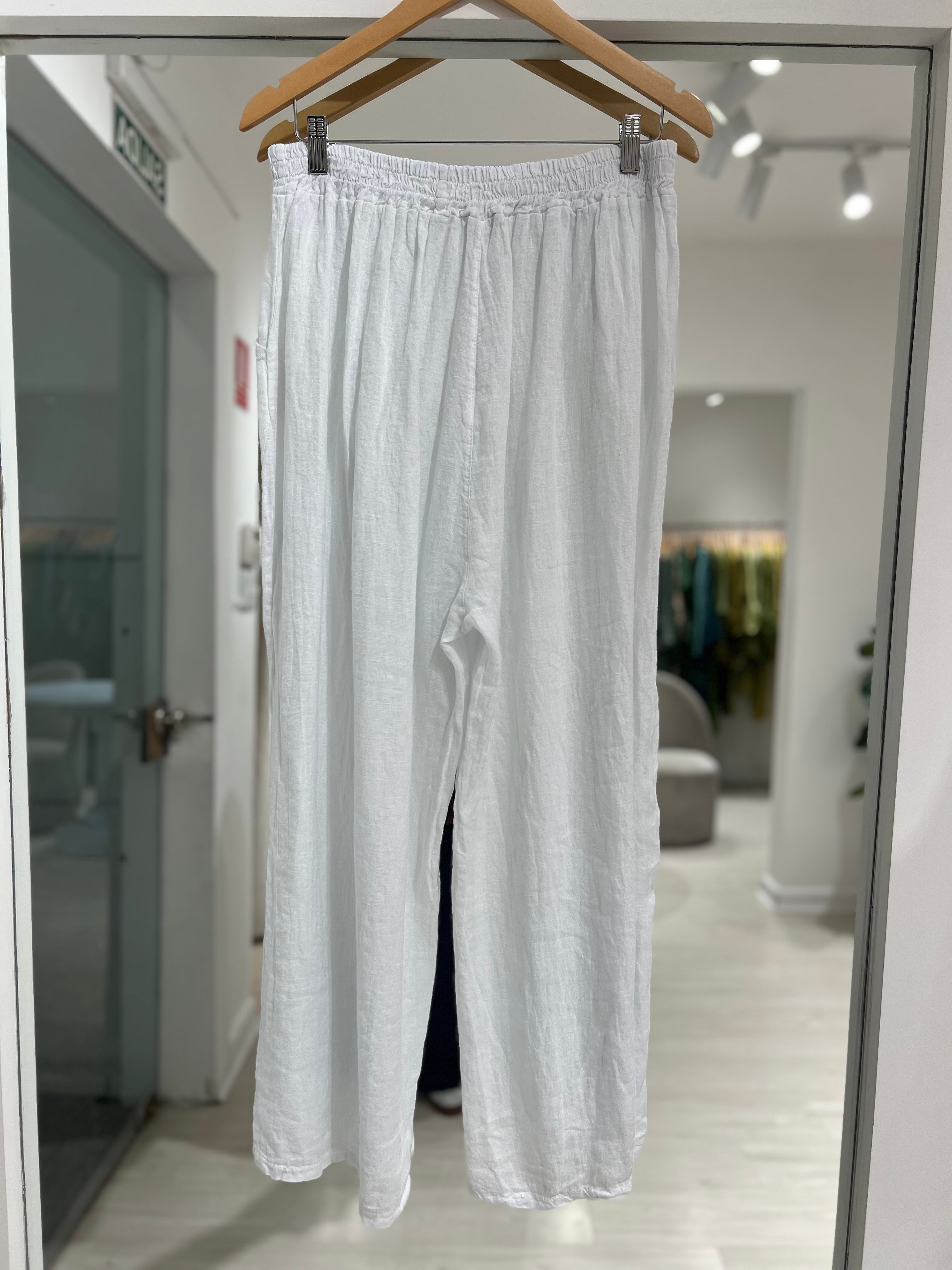 pantalon Java blanco