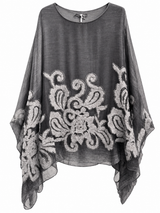Blusa Azu gris
