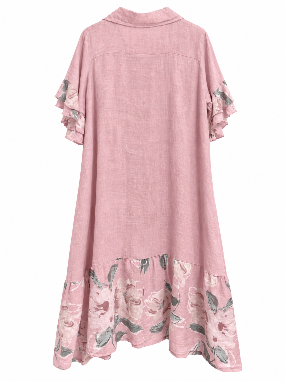 Vestido Flora rosa