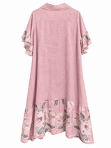 Vestido Flora rosa