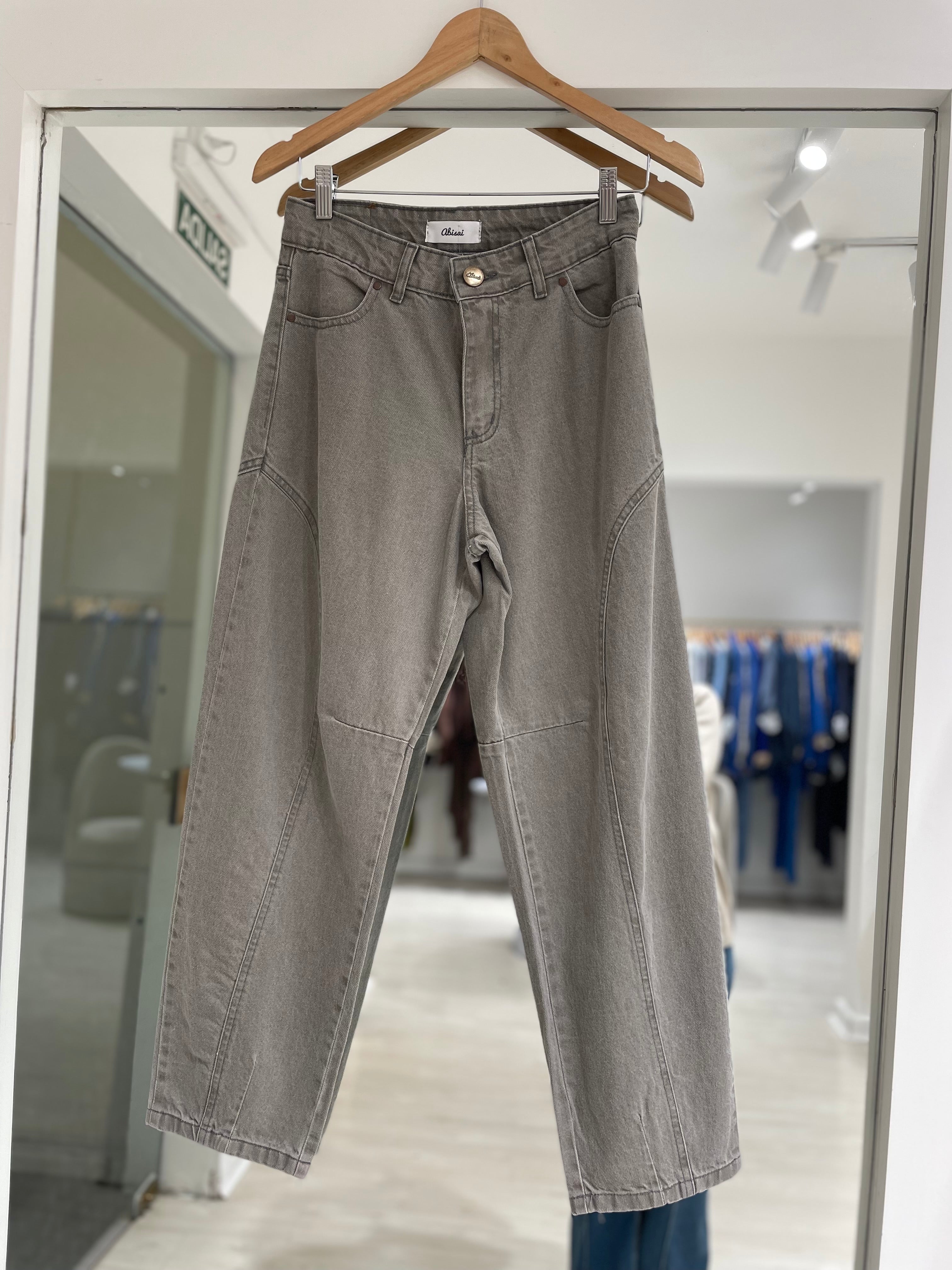 Jean Baggy gris