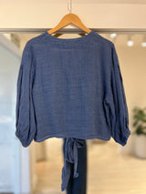 Blusa Nudo azul jean