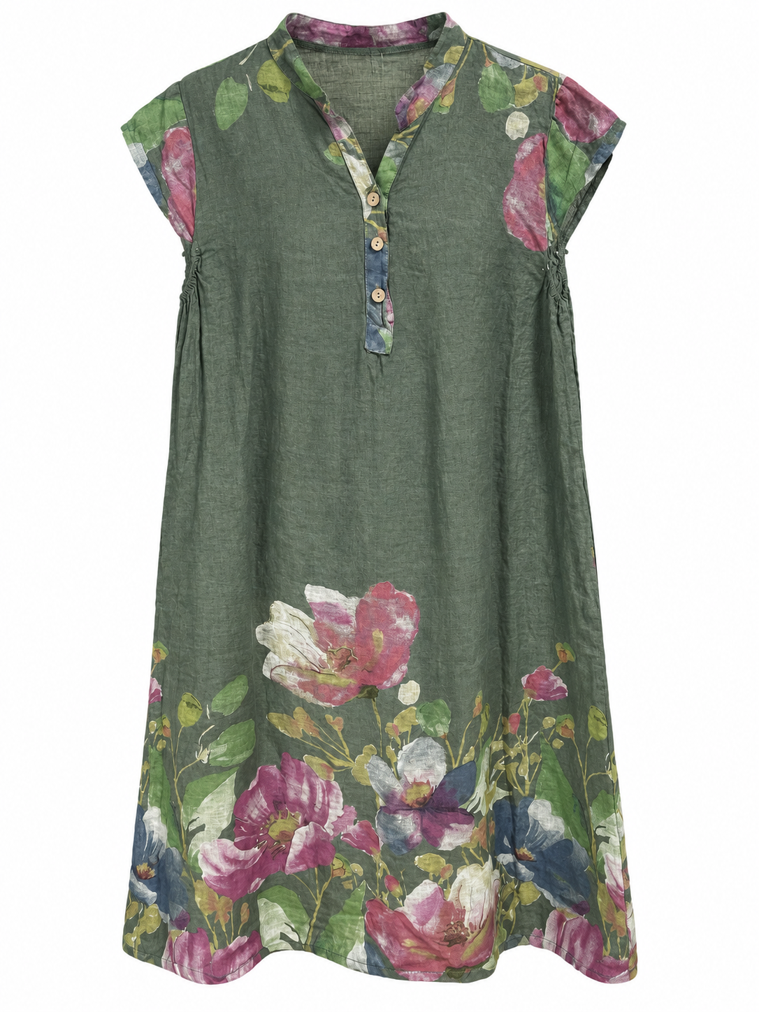 Vestido Lita Verde Militar