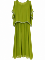Vestido Georgia Verde Pistacho