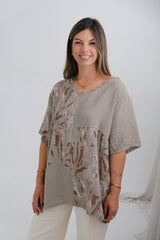 Blusa Magnolia Visón