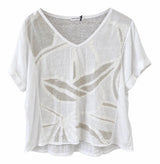 Blusa Garzón estampa beige