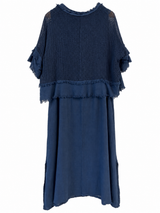 Vestido Jacinta azul marino