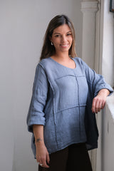 Blusa Bevagna Azul Jean