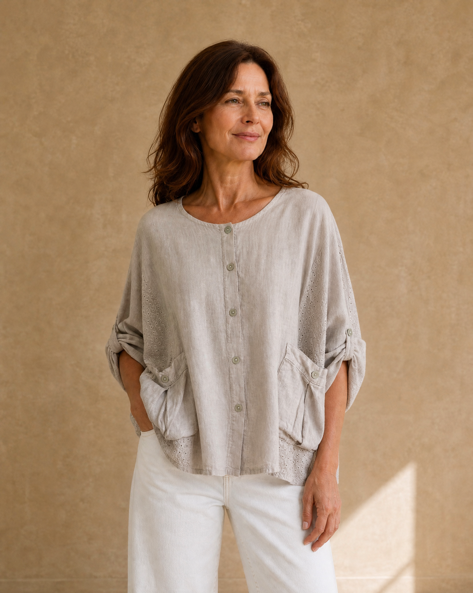 Blusa Marfil Beige