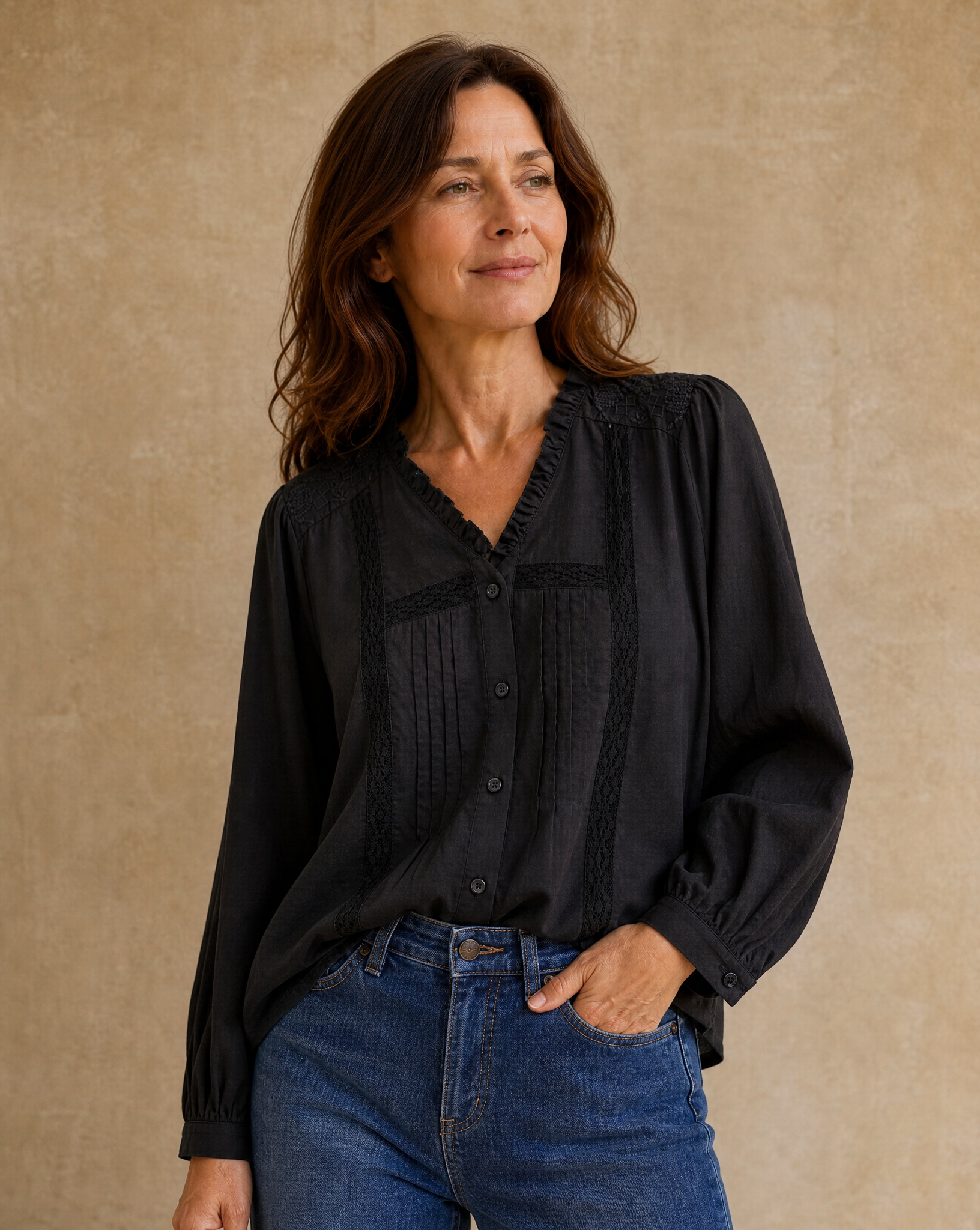 Camisa Dominica Negro