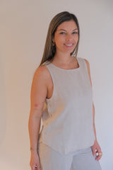Musculosa Selina Beige CÁPSULA