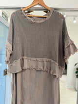 Vestido Jacinta Visón