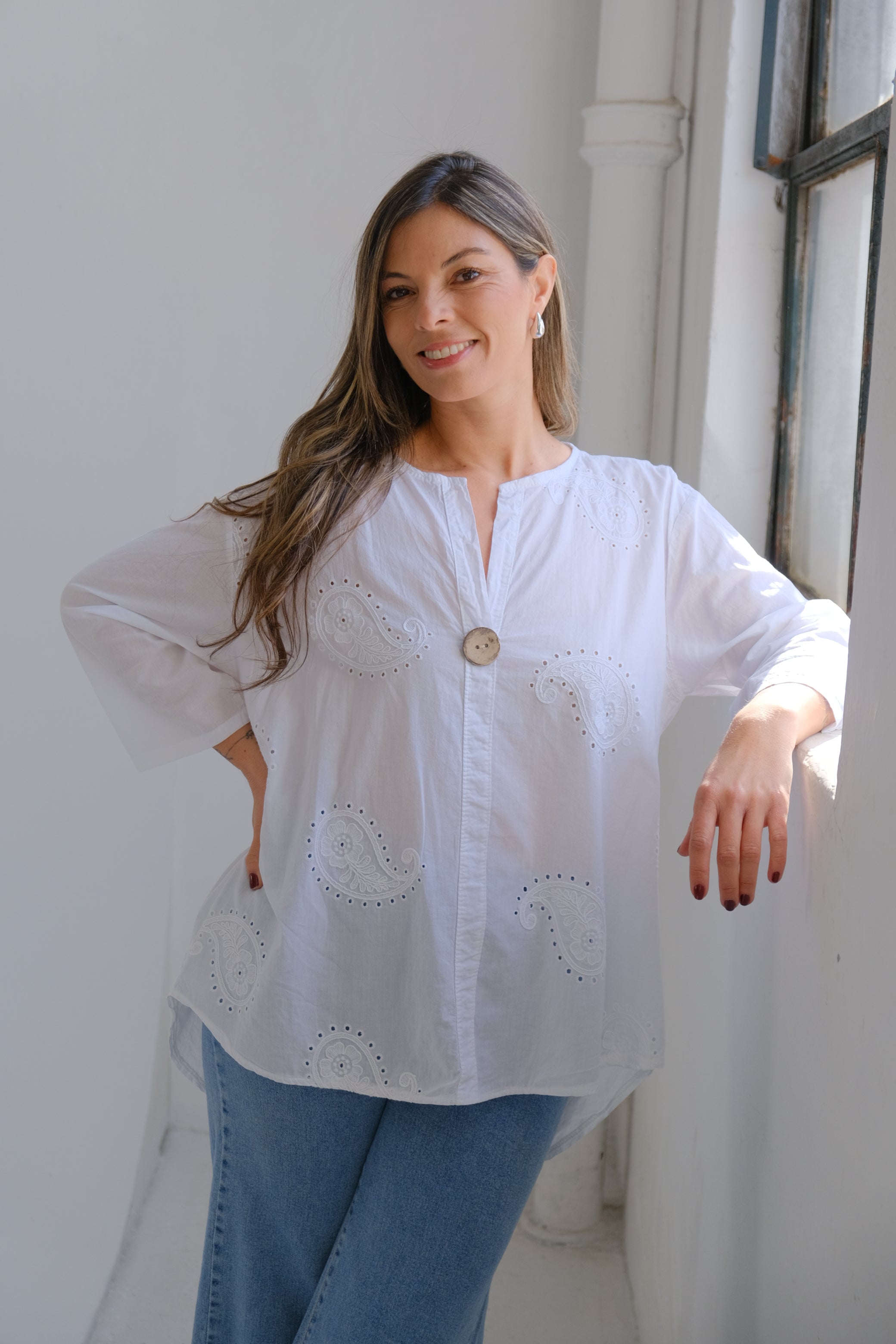 Blusa Capri Blanca