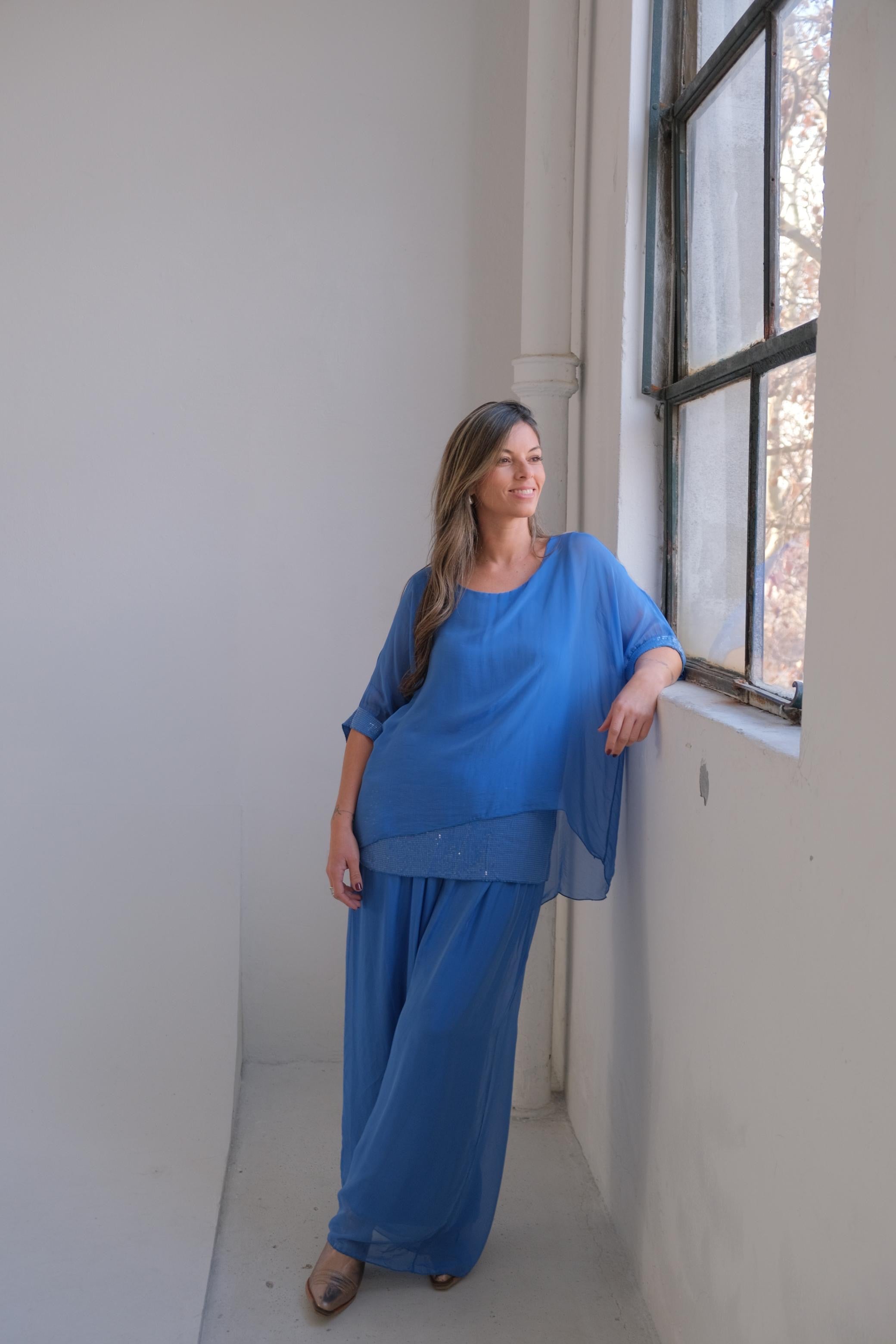 Pant Sirmione Azul