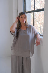 Blusa Varenna Visón