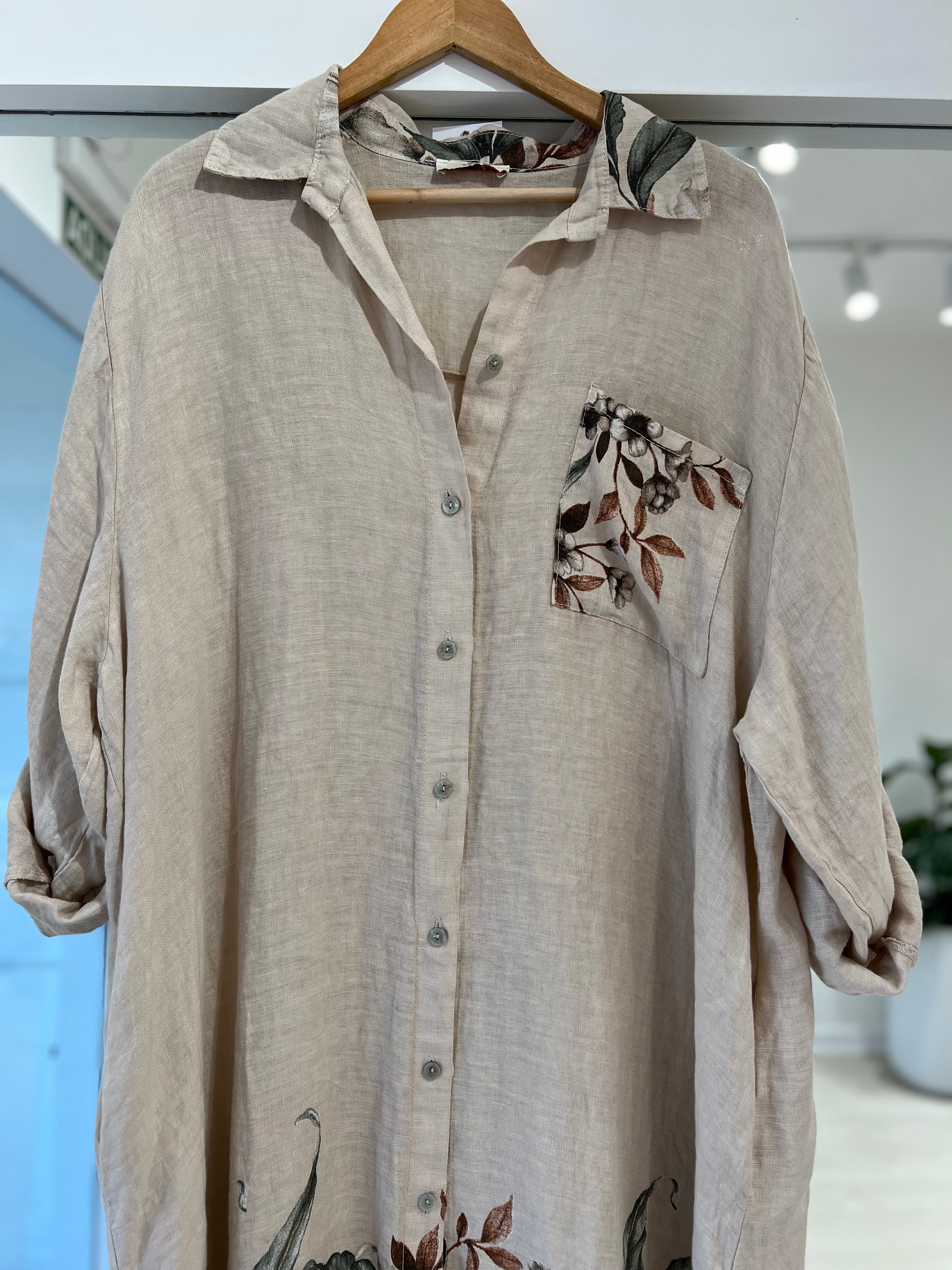 Vestido Marea beige