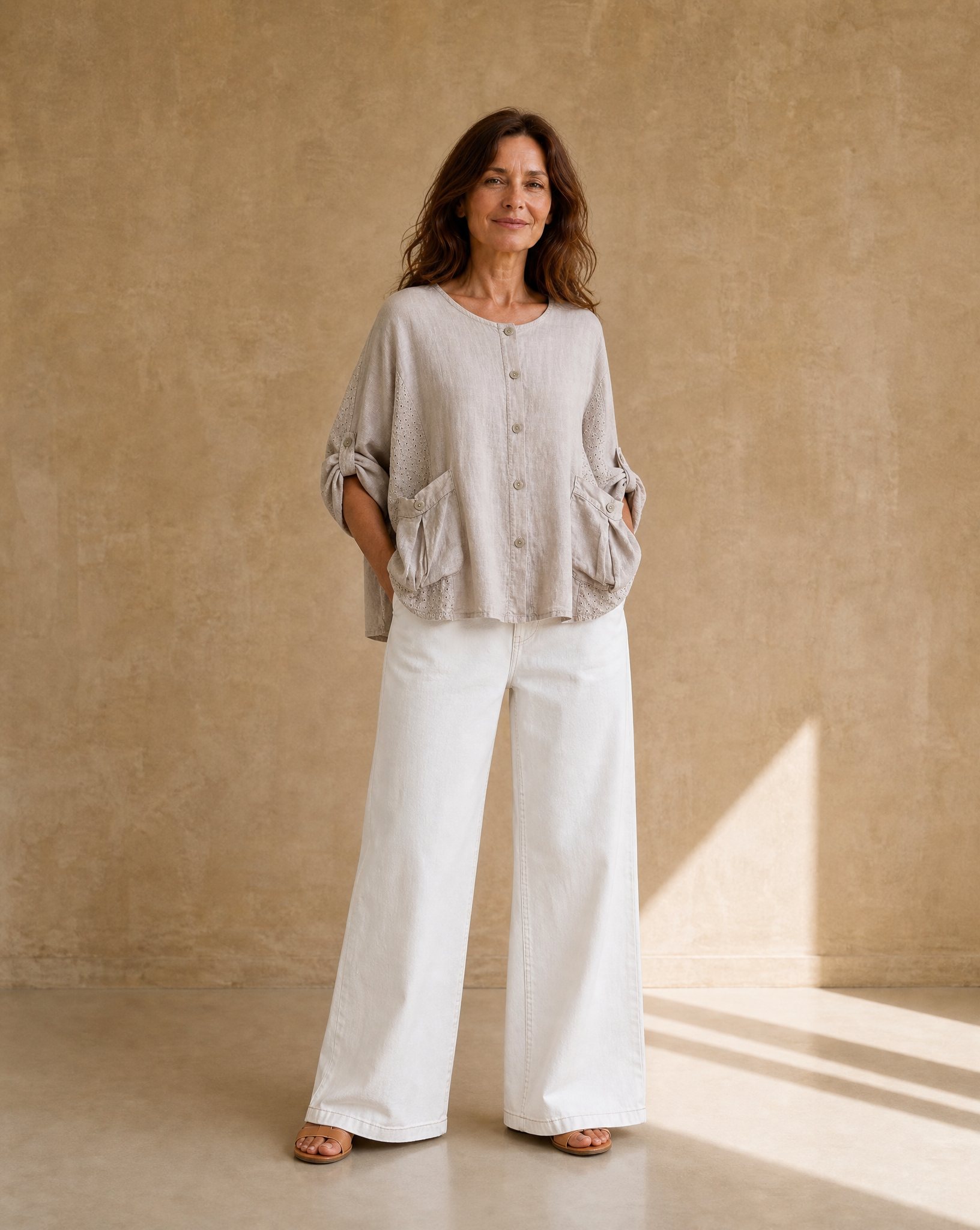 Blusa Marfil Beige