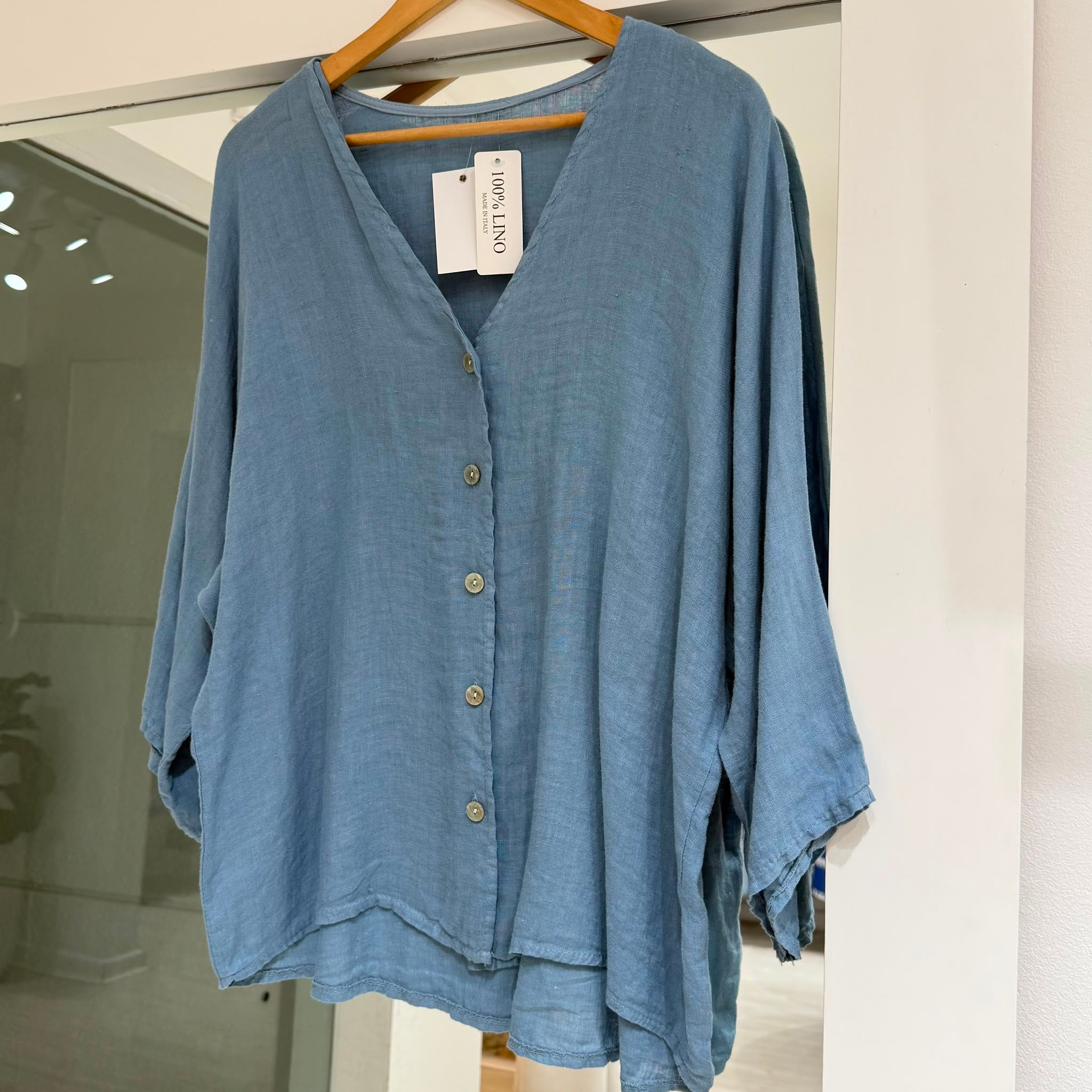 Camisa Rubi Azul Jean