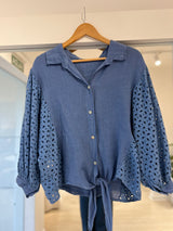 Camisa Mila azul Jean