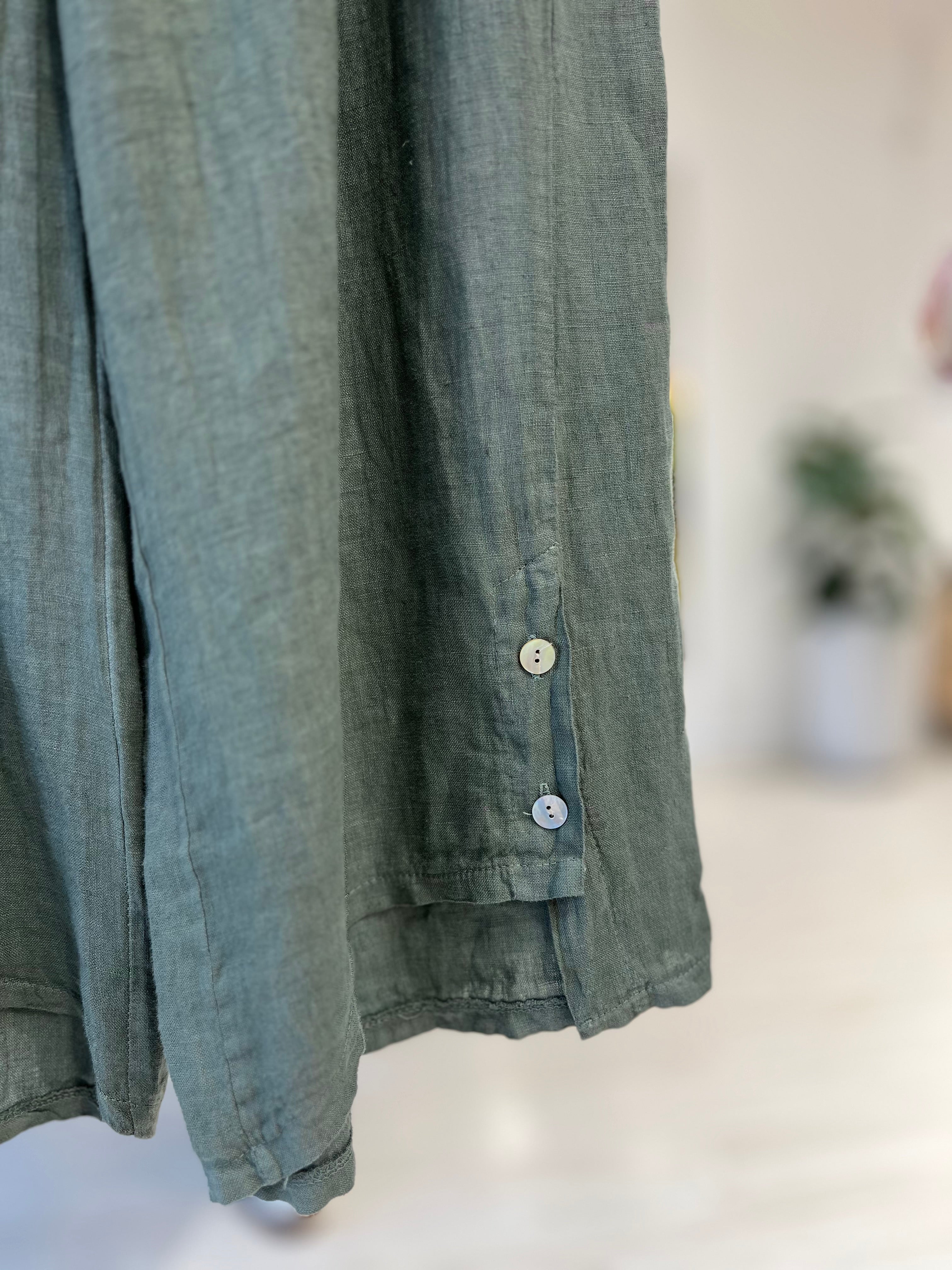 pantalon Java verde seco