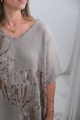 Blusa Magnolia Visón