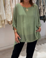 Blusa Isabel Verde Oliva