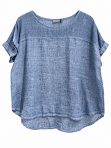 Blusa Cleo Azul Jean