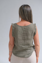 Musculosa Betiana Verde Seco