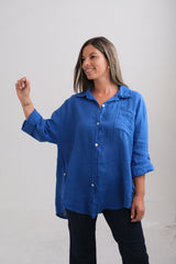 Camisa Pocket Azul Francia