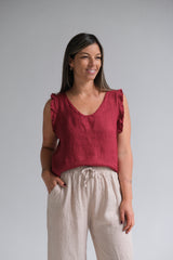 Musculosa Betiana Bordeaux