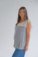 Musculosa Rayas Blanca