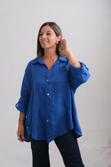 Camisa Pocket Azul Francia