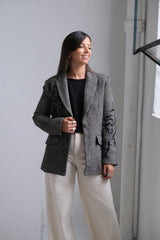 Blazer Bordado Negro