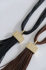 Collar Fleco Chocolate