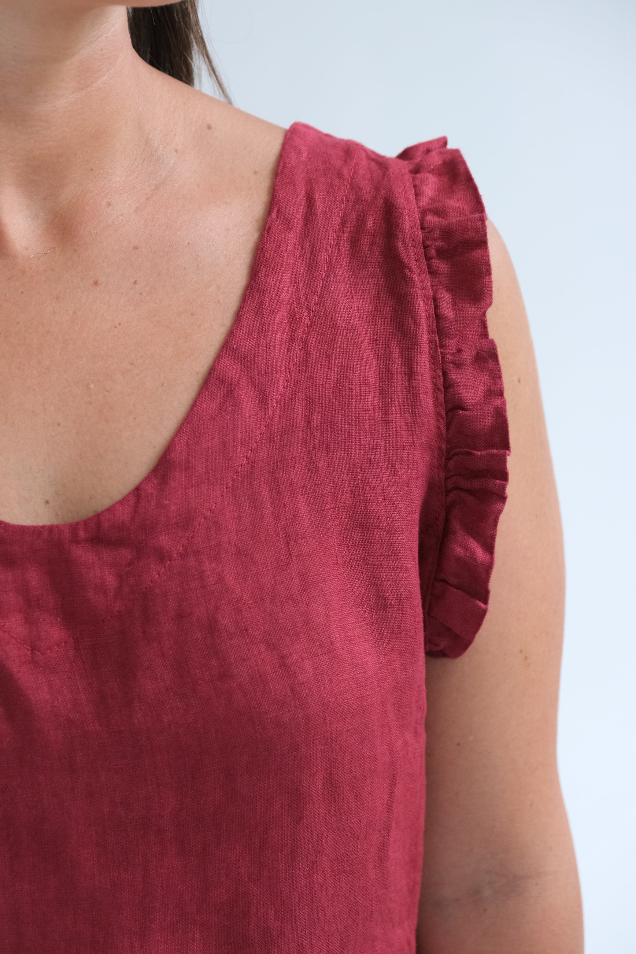 Musculosa Betiana Bordeaux