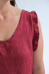 Musculosa Betiana Bordeaux