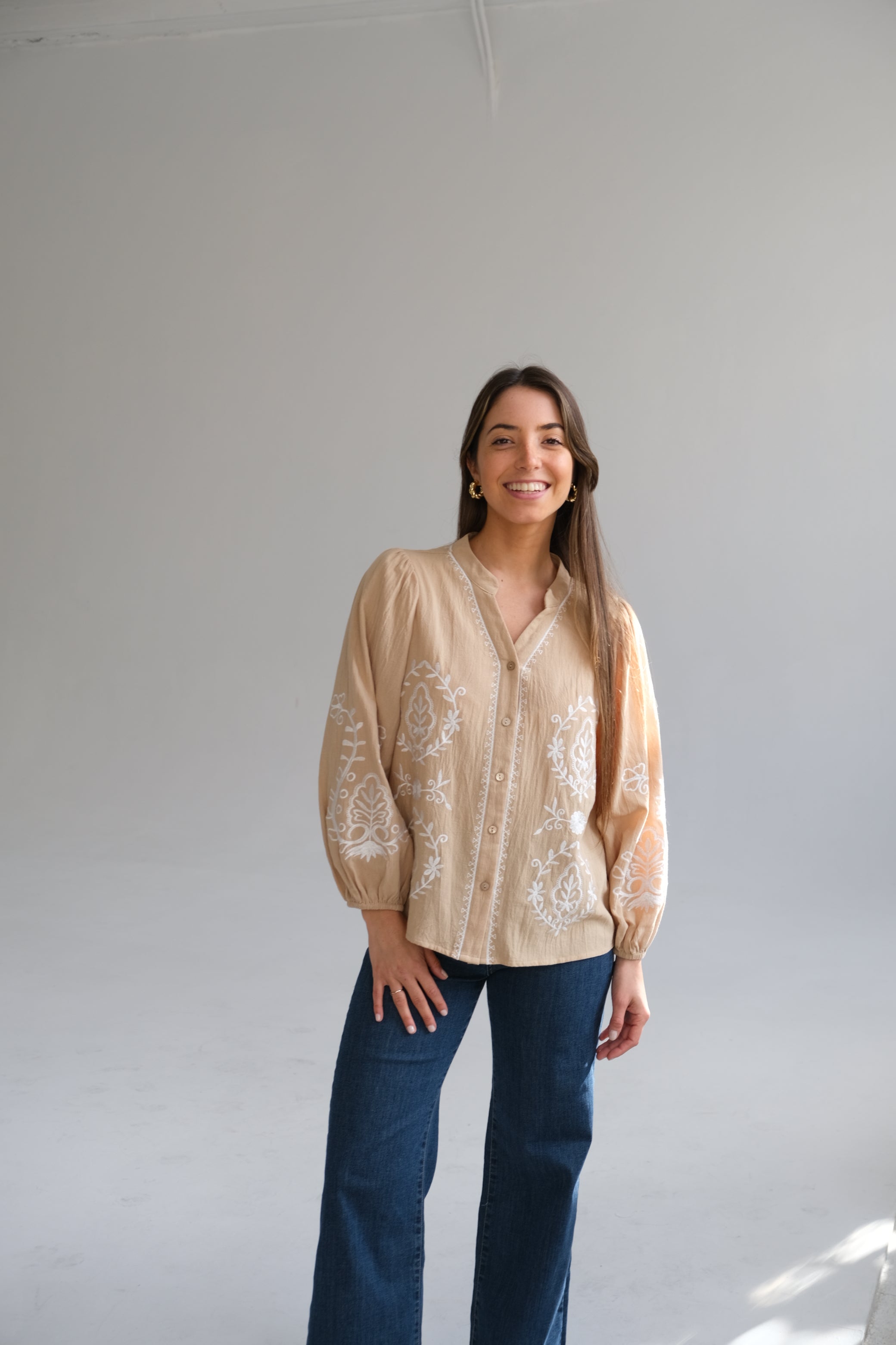 Camisa Tina Camel