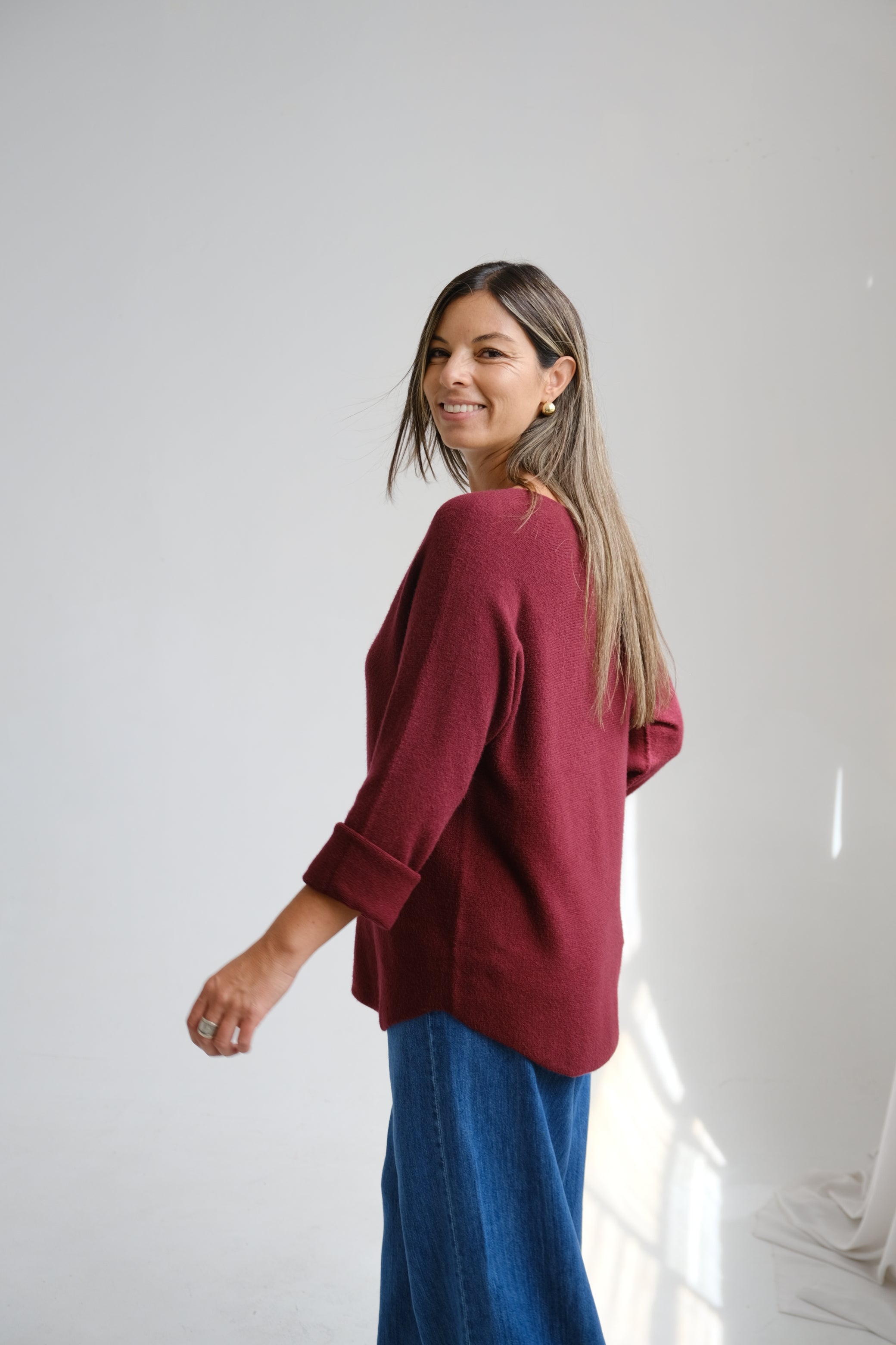 Sweater Comodín Bordo