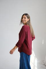 Sweater Comodín Bordo