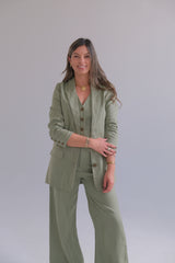 Blazer verde seco Cápsula