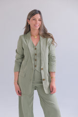 Blazer verde seco Cápsula